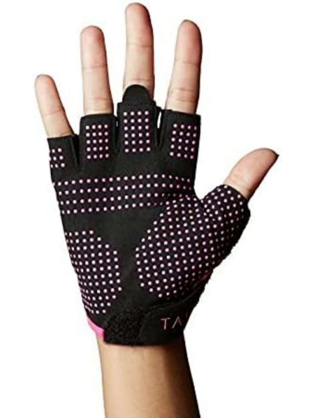 Half Finger Workout Gloves for Women - Adjustable Grip Gym Gloves with Full